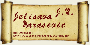 Jelisava Marašević vizit kartica